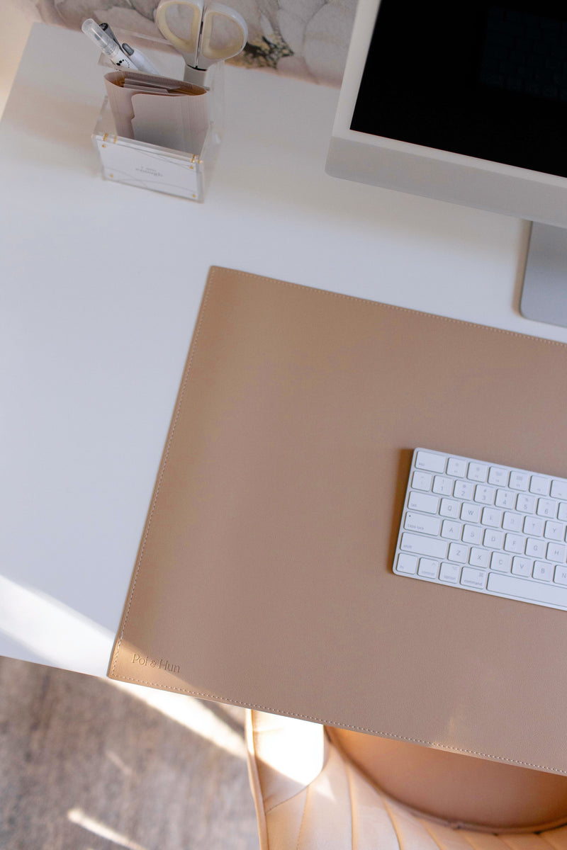 Gold best sale desk mat