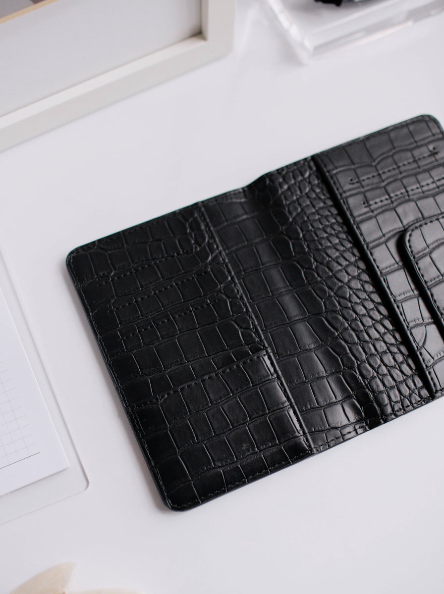 Crocodile Leather Passport Holder Cover  Custom Name Leather Passport  Holder - Passport Covers - Aliexpress
