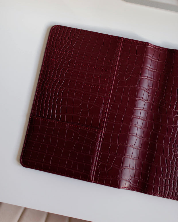 A5 Desk Agenda Compact Cover | Limited Edition in Spiced Burgundy